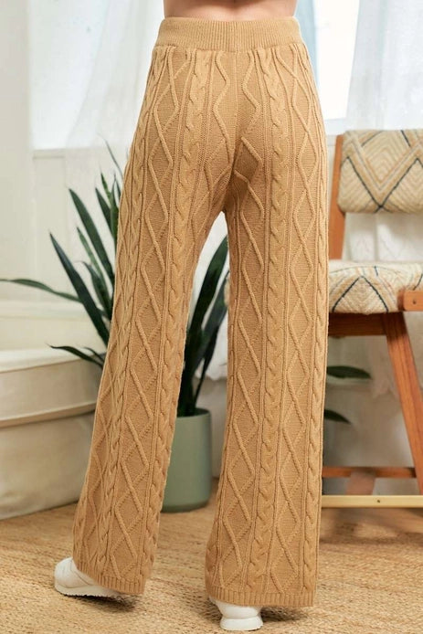 Indy Cable Crochet Pants