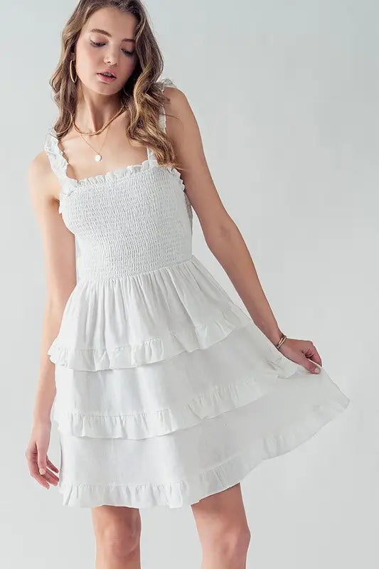 Bella Tiered Open Back Dress