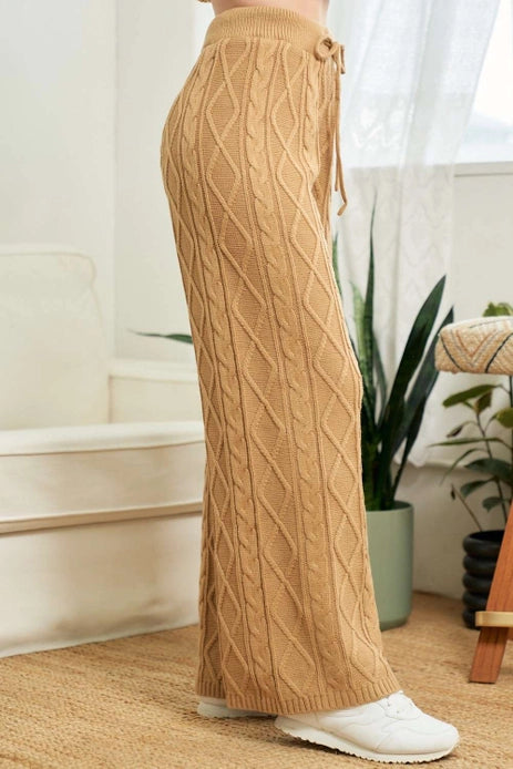 Indy Cable Crochet Pants