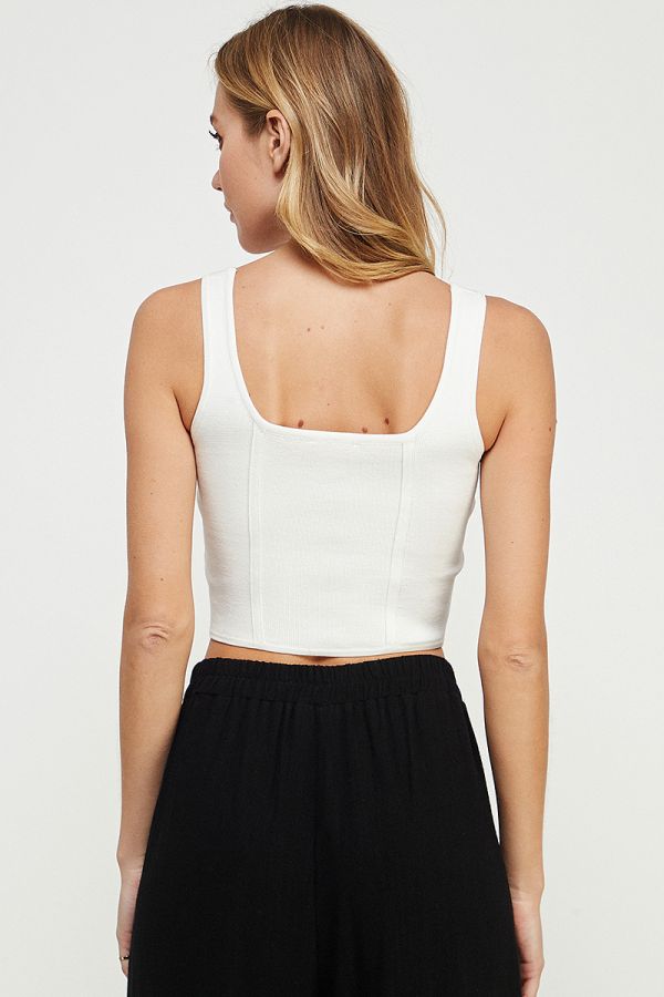 Anny Sleeveless Knitted Soft Corset Top
