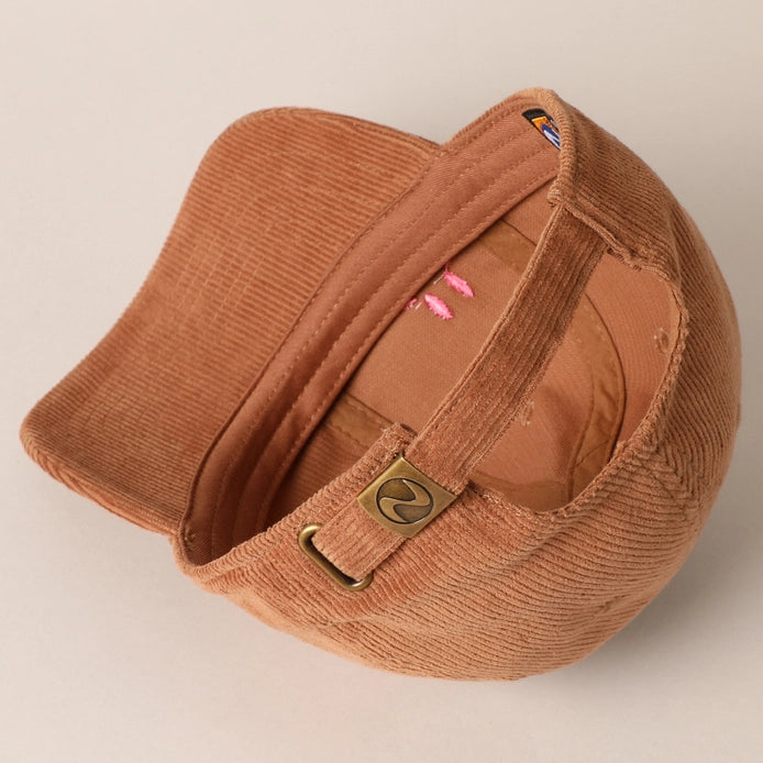 Millie Happy face embroidered cap
