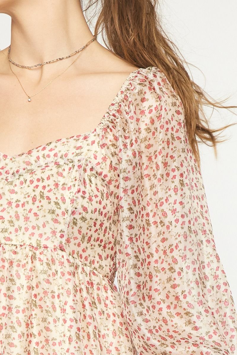 Romantic Floral print Dress
