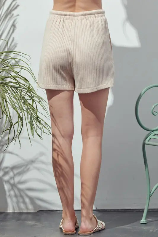 Knit Short With Drawstring