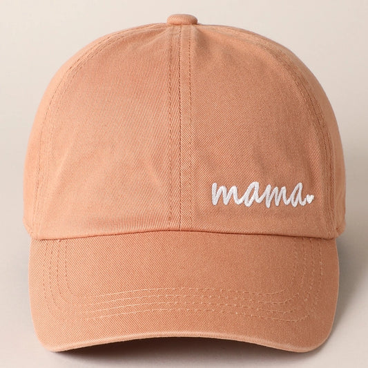 Mama embroidered cap