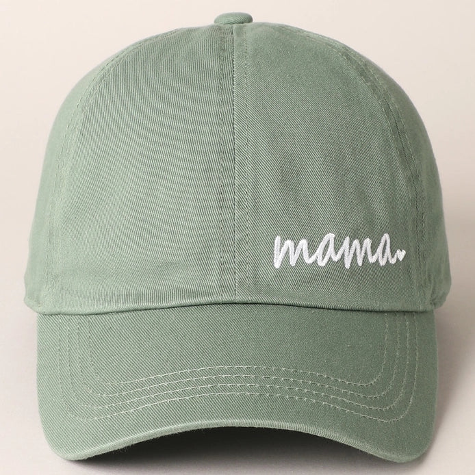 Mama embroidered cap