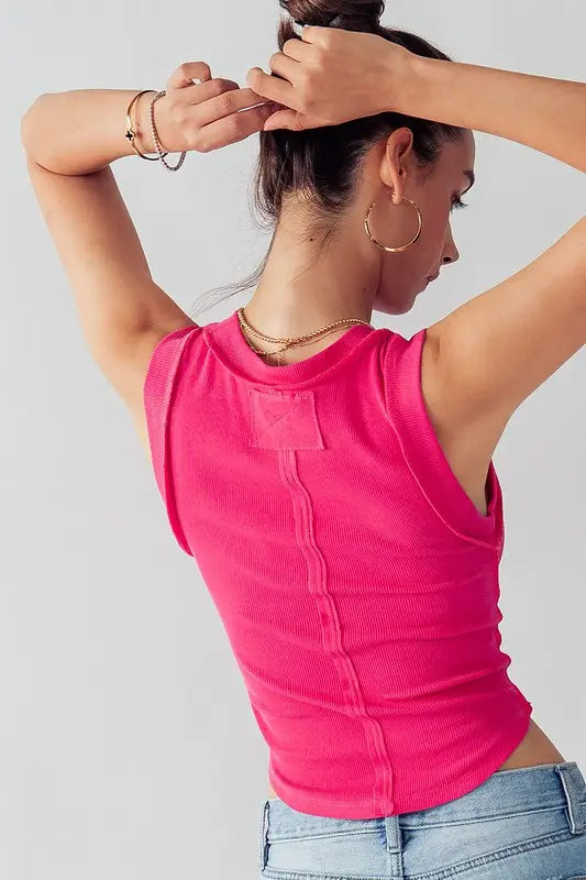 Sydney Casual Ribbed Tank Top