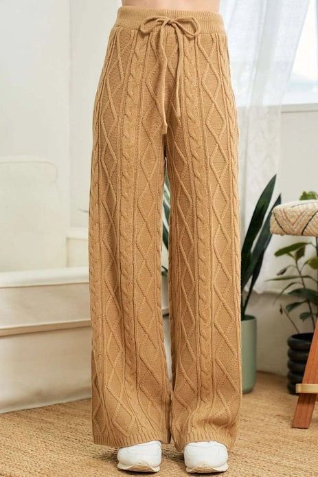 Indy Cable Crochet Pants