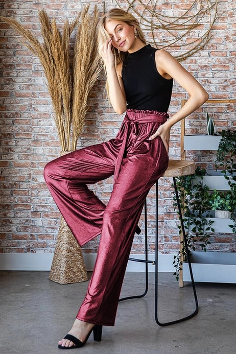 Kiera Metallic casual pants