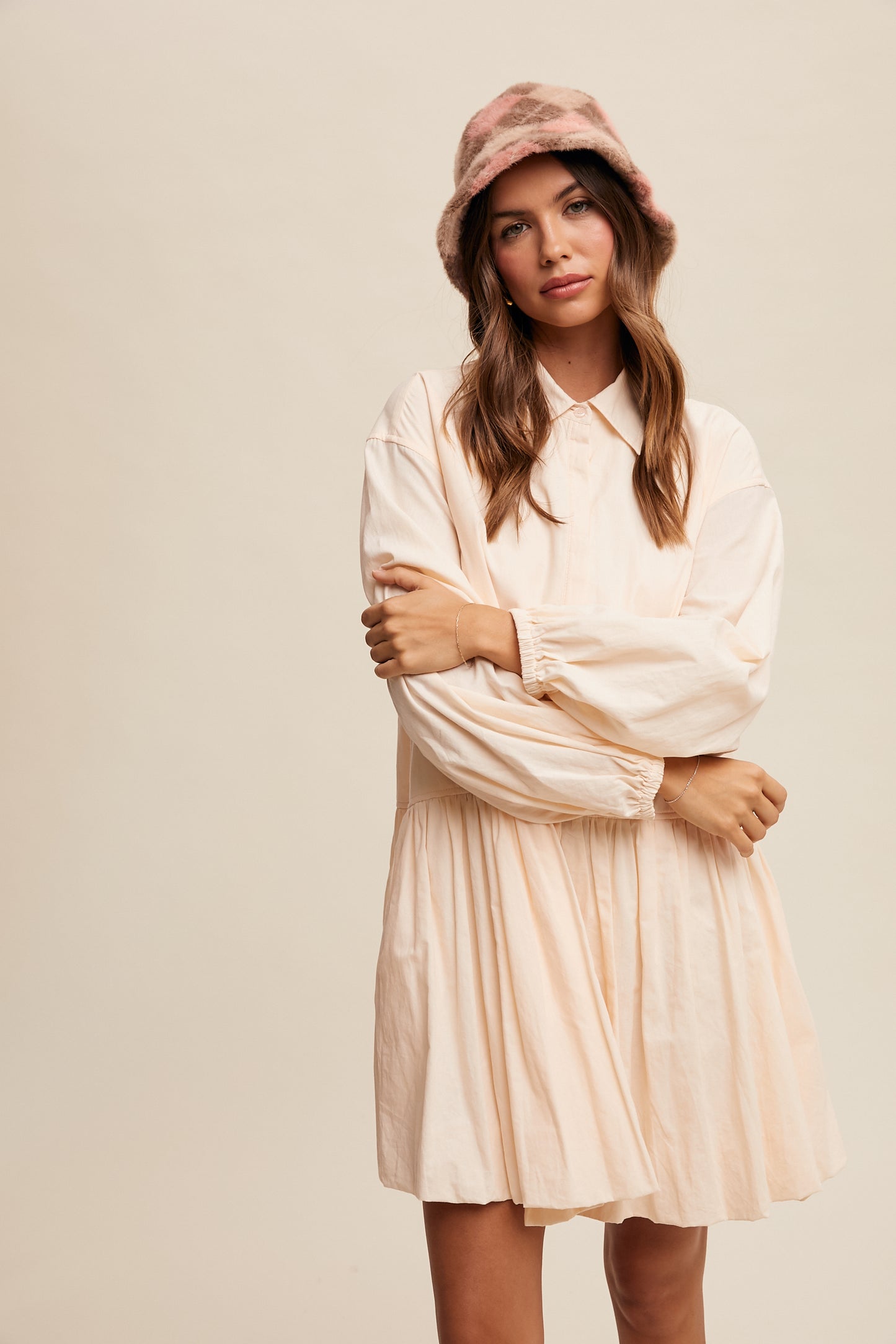 Avery Bubble Hem Dress