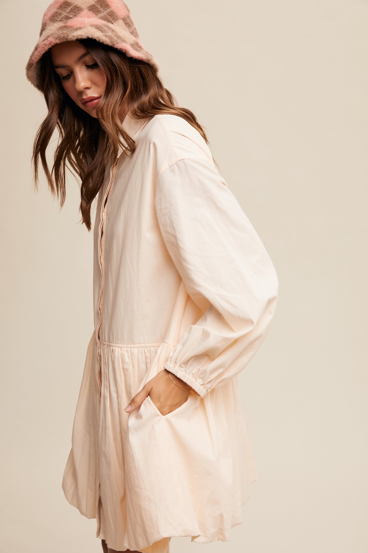 Avery Bubble Hem Dress