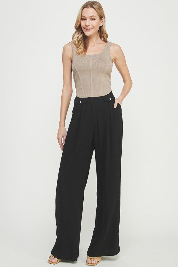 Anny Sleeveless Knitted Soft Corset Top