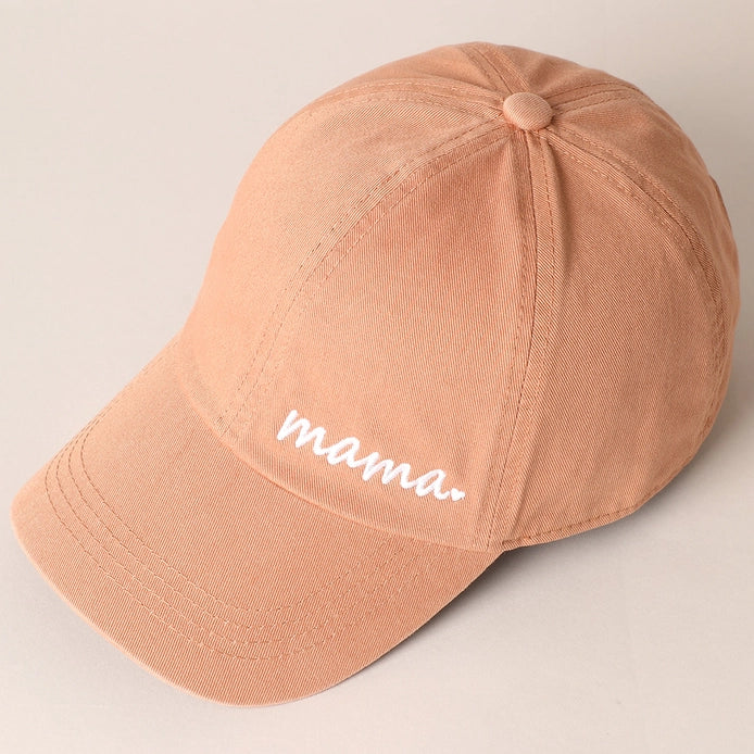 Mama embroidered cap