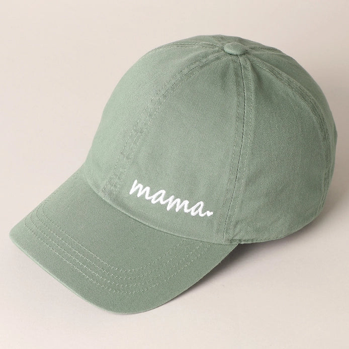 Mama embroidered cap