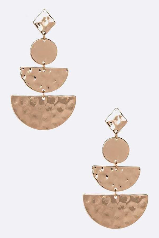 Textured Drop Iconic Earrings