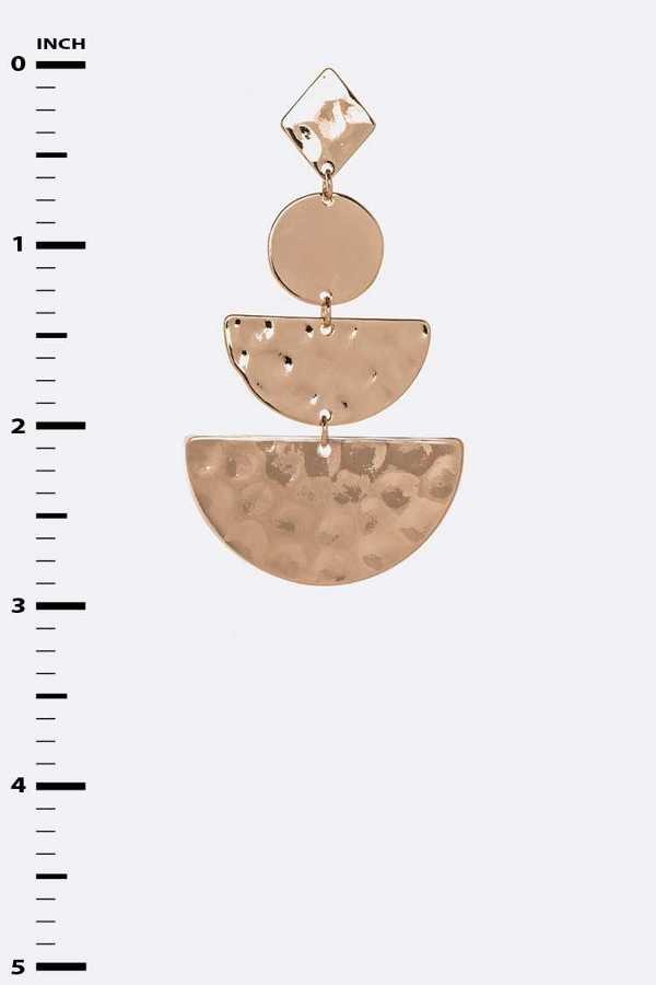 Textured Drop Iconic Earrings
