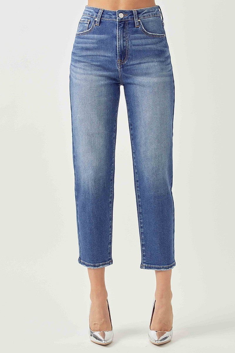 HIGH-RISE MOM FIT JEANS (Risen)