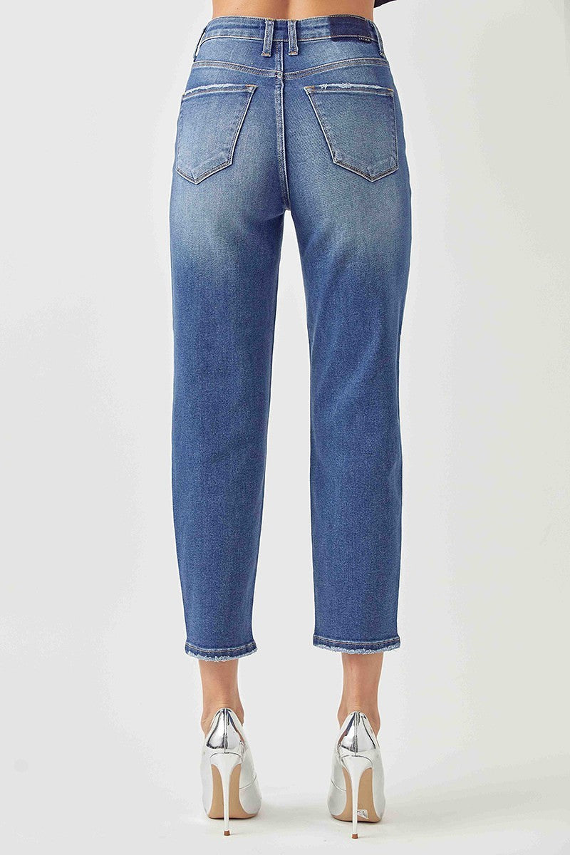 HIGH-RISE MOM FIT JEANS (Risen)